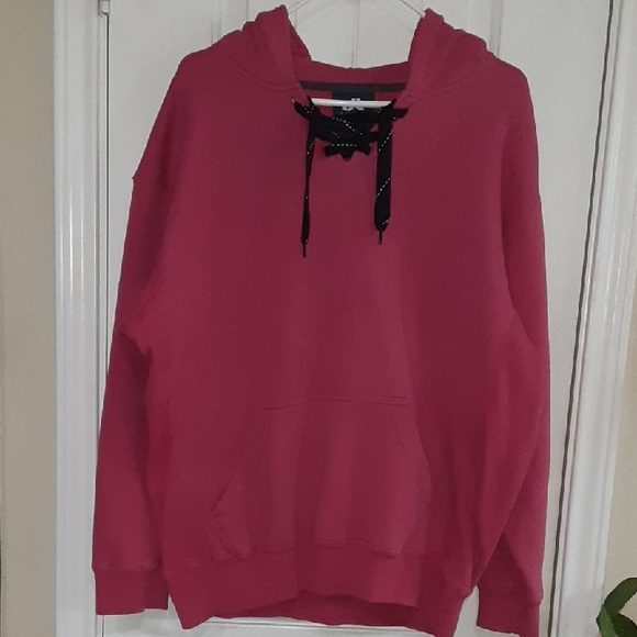 J. America Other - J. America Sport Lace Hockey Hoodie Red Size Large Unisex / Men's